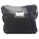 Dior Canvas Leather Trotter Shoulder Bag