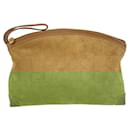 Gucci Suede Leather Clutch Bag