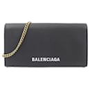 Balenciaga Ville Phone Wallet on Chain Calf Wallet on Chain
