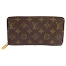 Louis Vuitton Zippy Wallet Brown PVC
