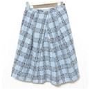 Sally Scott Check Linen Blend Skirt - Autre Marque