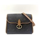 Dior Brown Leather Shoulder Bag