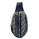 Dior Scarab Oblique Leather Canvas Body Bag