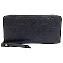 Louis Vuitton Zippy Wallet Black Leather