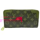Louis Vuitton Zippy Wallet Retiro Black Red