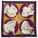 Écharpe CHIENS AU RAPPORT d'Hermès