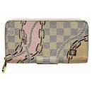 Louis Vuitton Zippy Wallet Damier Azur Wallet