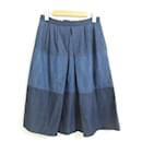 YUKI TORII Panel Denim Skirt - Autre Marque