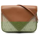 Dior Brown Honeycomb Coated Canvas Crossbody