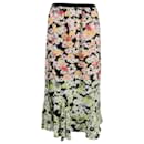  Rixo Floral-Print Midi Skirt in Multicolor Viscose - Autre Marque