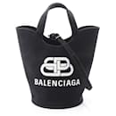 Balenciaga Wave XS Canvas Handbag