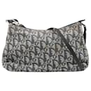 Blue Trotter canvas shoulder bag - Dior