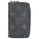 Louis Vuitton Zippy Coin Purse Vertical Monogram Eclipse