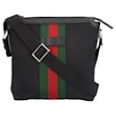 Gucci Sherry Line Shoulder Bag in Black