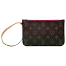 Louis Vuitton Brown Monogram Neverfull Pochette PM