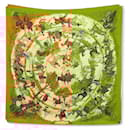 VINTAGE FOULARD HERMES LES AMAZONES 1ERE EDITION 1968 CARRE 90 SOIE SCARF - Hermès