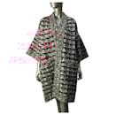 Chanel Paris/Salzburg Boucle Coat with CC Buttons - Sz 46