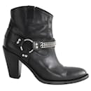 Black leather boots - Saint Laurent