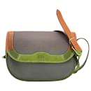 Christian Vintage Grey Canvas Chain Convertible Shoulder Bag - Dior