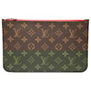 Louis Vuitton Brown Monogram Neverfull Pouch