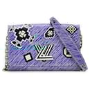 Louis Vuitton Blue Epi Denim Twist Azteque Wallet on Chain