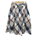 BLUE LABEL CRESTBRIDGE Check Flared Skirt - Autre Marque
