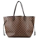 Louis Vuitton Damier Ebene Neverfull MM Tote Bag