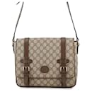 Gucci GG Supreme Leather Shoulder Bag