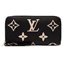 Louis Vuitton Black Monogram Empreinte Giant Bicolor Zippy Long Wallet