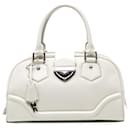 Louis Vuitton White Epi Bowling Montaigne GM