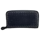 Bottega Veneta Round Intrecciato Long Wallet