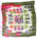 Hermès silk scarf model 'The Horse Ribbons' with box