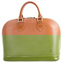 Louis Vuitton Epi Leather Alma Handbag in Brown
