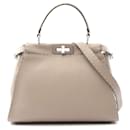 Fendi Peekaboo Regular Leather Handbag