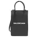 Balenciaga Shopping Phone Holder Calf Bag