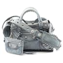 Balenciaga Denim Neo Cagole S Handbag