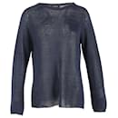 'S Max Mara Sweater in Navy Blue Cotton - Autre Marque