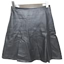 23ku Lamb Leather Skirt - Autre Marque