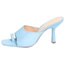Light blue leather mules - size EU 37 (UK 4) - Autre Marque