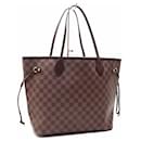 Louis Vuitton Damier Ebene Neverfull MM Tote Bag