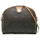 Dior Black Honeycomb Coated Canvas Crossbody