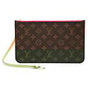 Louis Vuitton Brown Monogram Neverfull Pouch