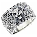 Gucci Cadbury Silver Band Ring