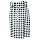 JUSGLITTY Gingham Midi Skirt - Autre Marque