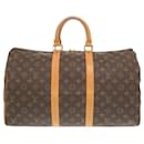 Louis Vuitton Keepall 45 Monogram Boston Bag