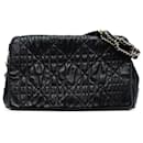 Dior Black Lambskin Cannage Gaufre Delices Flap