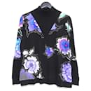 LEONARD Flower Print Knit Top - Autre Marque