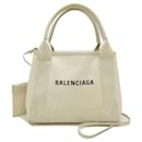 Balenciaga Navy Cabas XS Handbag