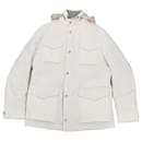 Eleventy White Quilted Down Jacket, Size 48 - Autre Marque