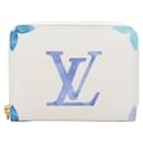 Louis Vuitton White Monogram Giant By the Pool Zippy Coin Purse